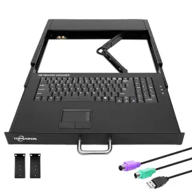 TOPSAVOS-TK1901D TOPSAVOS Rack Mount Keyboard Touchpad Drawer