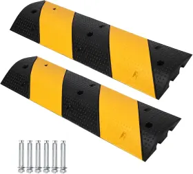 Towallmark Trchr-39.4 3.3 Ft Rubber Speed Bump 2 Pack Channel Modular Hd Bumps Humps 25000 Lbs Towallmark Trchr-39.4 3.3 Ft Rubber Speed Bump 2 Pack Channel Modular Hd Bumps Humps 25000 Lbs