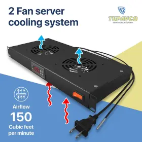 709401088166 TUPAVCO Rack Mount Fan Server Cooling Rackmount #2
