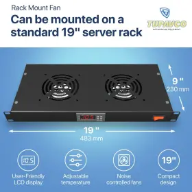 709401088166 TUPAVCO Rack Mount Fan Server Cooling Rackmount #3