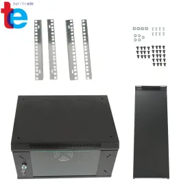 TR88170 TURITRADE Wall Rack Cabinet Locking Glass Door