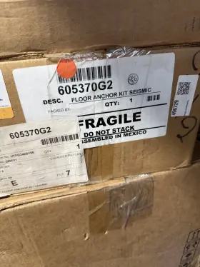 605370G2 VERTIV Seismic Floor Anchor Kit