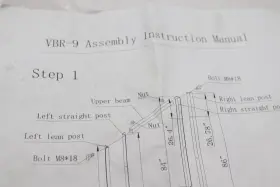 VBR-9 VESTIL Vertical Bar Rack Nuts