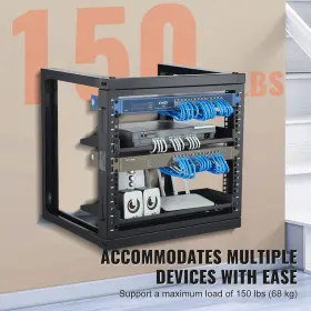 197988412977 VEVOR Wall Mount Rack Kg Frame Server Network #2