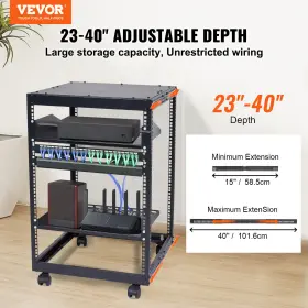 HT-W6415 VEVOR Evor Frame Server Rack Network Enclosure #2