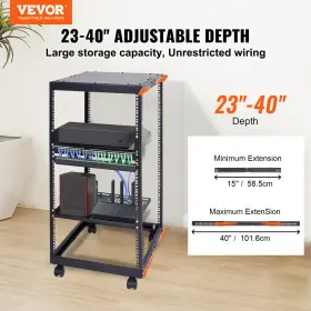 HT-W6420 VEVOR Post Frame Server Rack Enclosure #3