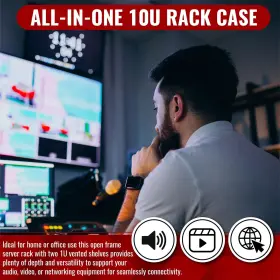 310003876176 VIVLLY Frame Rack Networking Servers Audio Video #3