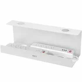 DESK-AC16-1CW VIVO Cable Management Tray Power Strip Holder