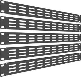 445027454475 YOUBANG Pack Vented Blank Panel Steel Rack Mount