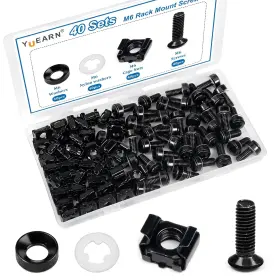 MRO250320G-0001 YUEARN Rack Mount Cage Nuts Screws Lock