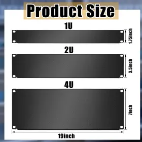 METAL-04 ZHENGMY Blank Panel Rack Mount Filler Space #2
