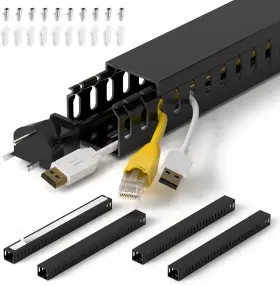 445040844857 ZHIYO Server Rack Cable Management Raceway