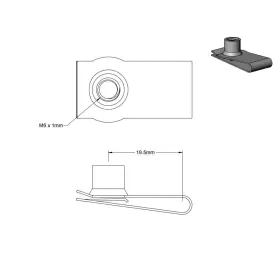 711523143210 ZS2YOUTOYOU Steel Clip Nutu Fasteners Pack #2