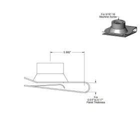 711523143227 ZS2YOUTOYOU Steel Clip Nut Fasteners Pack #2