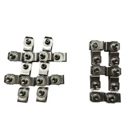 711523143272 ZS2YOUTOYOU Steel Clip Nutu Fasteners Pack
