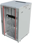 18u Wall Mount Server Rack Data Enclosure Network Cabinet Gray It 24" Depth. Fixed Price $389.00.
