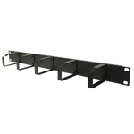 Rack D Ring Cable Management, 1u, Metal, Black 19 Inch For Rackmounts. Fixed Price $28.95.