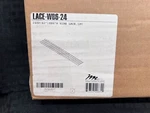 (lot Of 3) Middle Atlantic Lace-wb6-24 Steel 6"w Vertical Wire Lace Grid (24u). Fixed Price $125.00.