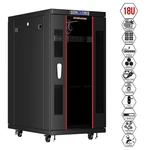 Sysracks 18u 39" Deep Server It Lockable Network Data Rack Cabinet Enclosure. Fixed Price $899.00.