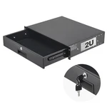 Vevor 2u Rack Mount Drawer 50 Lbs Lockable For 19 In Server Cabinet. Fixed Price $46.90.