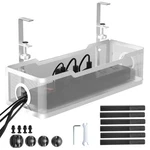 Under Desk Cable Management Tray White, Cinati Wire 13.4"-1 Pack, White. Fixed Price $24.64.