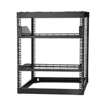 Uimoso 12u Wall-mount Open Frame Server Rack With Shelves And 4-post Design. Fixed Price $79.58.