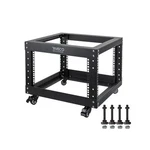Riveco 6u Open Frame Server Rack With Wheels- Heavy Duty 4 Post Quick Assembl.... Fixed Price $173.40.