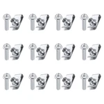 Patikil Uclipon Nut, 12 Pcs M81.25 Regular Bolts & Extruded Unut Utype Fasten.... Fixed Price $17.35.