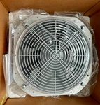 New Hoffman Hf1326424r Hf13 Side-mount Filter Fan, 230v 484cfm, Lt Gray, Reverse. Fixed Price $599.95.