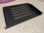 Navepoint 1u Vented Cantilever Shelf 14" (350mm) Deep With Lip - Server Rack. Fixed Price $25.00.