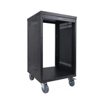 Sound Town 16u Universal Steel Rack, W/ 3" Locking Casters, Vented Side Panel.... Fixed Price $231.20.
