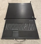 Fast Shipping - Tripp Lite Srshelfkbd 1u Rackmount Keyboard Tripplite. Fixed Price $225.00.