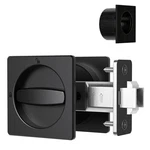Ast Square Pocket Door Lock With Edge Pull, Middle, Matte Black -. Fixed Price $42.99.