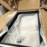 Navepoint Swing Gate Wall-mount Rack 19in 18in Model 09091336. Fixed Price $150.00.