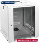 Tecmojo 12u Wall Mount Rack Network Cabinet For 19" It Equipment,with Lockable G. Fixed Price $296.72.