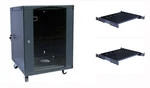Raising Electronics 12u Wall Mount Network Server Cabinet Glass Door W/ 2 Shelf. Fixed Price $314.99.