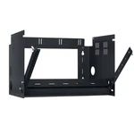 Rack-pivot Frame-6u, 12ind, 1pr Fixed Rails, Blk Lowell Pfr612. Fixed Price $132.64.