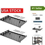 Efficient 1u Server Rack Shelf - Vented Design & Convenient Cable Management. Fixed Price $79.99.