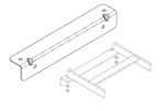 Chatsworth - 11421-e18 Wall Angle Support Kit 3/16 In., 20 In.w X 2 In.h. Fixed Price $54.95.