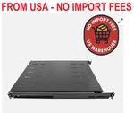 Raising Electronics 19" 1u 4 Post Sliding Fixed Rack Server Shelf. Fixed Price $51.20.