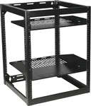 Sanus Cfr1615-b1 15u Component Open-frame Rack. Fixed Price $409.99.