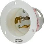 1pk Hubbell Wiring Devices Kellems Hbl3325c Lkg Flg-inlt, 20a 125/250v, 3p3. Fixed Price $81.21.