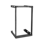 Riveco 18u 19" Wall Mount Server Rack 17.7" Deep 2 Post Open Frame Cabin. Fixed Price $212.77.