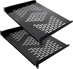 Riveco 2 Pieces 1u Rack Shelves 19 Tray Cabinet Mount 14 Inches, Black. Fixed Price $86.16.