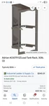 Adrian Steel 230tr Ezload Tank Rack Frame, Freestanding, 23 In, 30 Lb, 6u. Fixed Price $330.00.