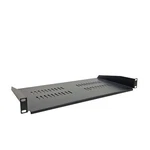 Cantilever Server Shelf Vented Shelves Rack Mount 19" 1u Black 10" (250mm) Deep. Fixed Price $28.02.