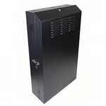 Video Mount Products Vertical Wall Cabinet 42-3/4"h X 25-5/8"w 9-3/4"t, Black. Fixed Price $834.40.