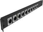 Jingchengmei 12 Port/way/hole Hinged Patch Panel - 1u 19" Rack Mount D-type Conn. Fixed Price $22.54.