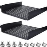 Taiyin 2 Pack Rack Mount Shelf Vented 19 X 16 3.5 Inch, 2u. Fixed Price $86.99.