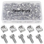 30 Pack M6 X 20mm Rack Mount Cage Nuts, Screws And Washers For Ser.... Fixed Price $15.24.